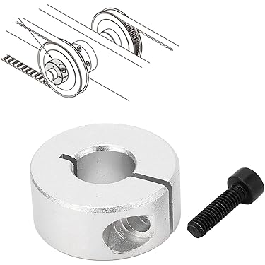 PATIKIL Geteilte Stellringe 45mm - 80mm Außendurchmesser, 22mm Dicke, 2er Pack