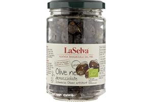 LASELVA La Selva Bio Schwarze getrocknete Oliven, entsteint (1 x 120 gr)