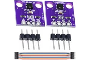 Youmile 2 Stück HTU21D Temperatur Feuchtigkeitssensormodul Digitaler Ausgang IIC I2C Schnittstelle 3,3-V-Modul für Arduino mit Dupont Kabel