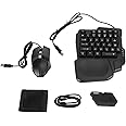 4 in 1 Mobile Game Combo Pack, Mix Se Converter + K13 Keyboard + G4 Mouse + Stand Handy Keyboard and Mouse Set, 5.0 Connection, for Android for iOS.