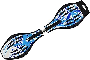 MAXOFIT IHR PARTNER FÜR SPORT UND FREIZEIT MAXOfit Makrofit Pro XL 14032 Ben Waveboard 88 x 23 x 30 cm Charge Max 95 kg, Sac et Roues Fluo Inclus