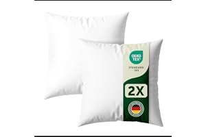Blumtal Kudde 30 x 30 cm, 2 st – Oeko-TEX certifierad fyllningskudde 30 x 30 cm – kudde 100 % polyester med reboundeffekt – t