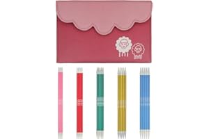 Set ferri da maglia a doppia punta KnitPro Zing - (15 cm) - Set da 5