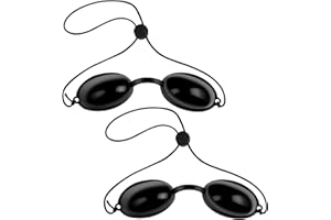 LOPHE UV Solarium Schutzbrille, 2 Pcs Solarium Brille mit Gummizug, Tanning Sunbed UV Eye Protection für Sonnenbank Beauty Schönheitsinstrument
