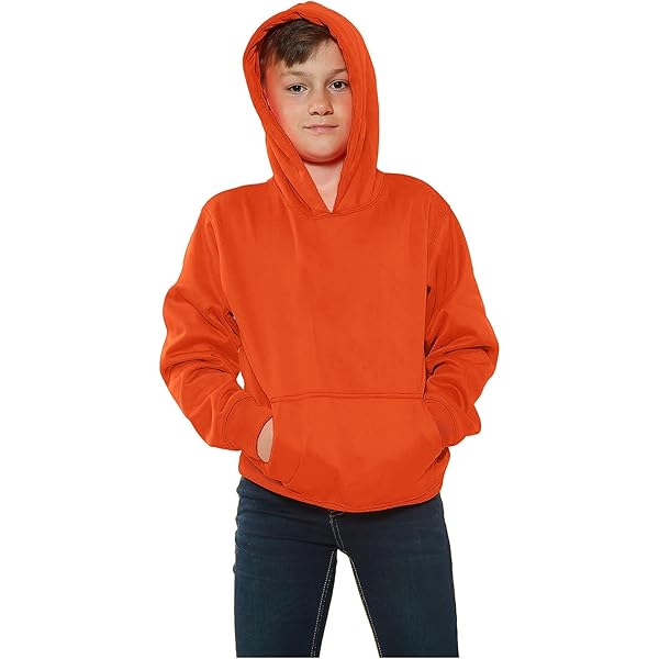 Felpa Con Cappuccio Per Bambini - Unisex, In Pile Morbido, Taglie 2-13 Anni, Colorata E Comoda