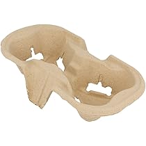 Porte-Gobelet à 2 Tasses Poignée, 10 Paquets Porte-Gobelets Porte