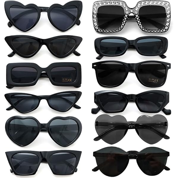 20 stuks vintage rechthoekige zonnebrillen voor dames en heren 20 stuks vintage rechthoekige zonnebrillen voor dames en heren