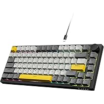 A.JAZZ AK820 75% TKL Wired Mechanical Keyboard with Hot-Swap