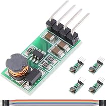 Convertitore Boost DC-DC Step-Up/Down 5-32V A 1-30V 10A 80W Con Fusibile - Regolatore Per Pannelli Solari