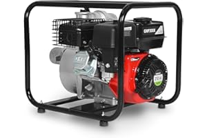 GREENCUT GWP300X – Motobomba de Agua Potente 6.5CV, Ideal para Riego, Drenaje y Trasvase, Caudal Alto, Fácil de Usar, Estructura Resistente y Arranque Manual