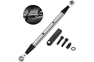 Amazicha Liaison de changement de vitesse noire compatible avec Harley Touring Electra Glide Street Glide Trikes 1980 et ultérieurs