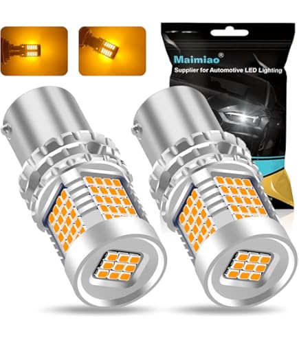 Sidaqi Lampadine LED PY21W Canbus - 4 Pezzi Gialle Per Frecce Auto, 4000LM Ultra Luminose - Foto 5