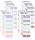 Adhesive Page Marker Strips – 5 Neon Colors, 30 Pack Of Arrow Tabs For Books & Notes