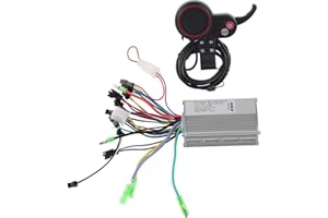 BuyWeek Controller per Bici Elettrica, 36V 250W 350W Acceleratore Monopattino Elettrico con Display LCD E Bike con Pannello con Interruttore del Cambio per Scooter