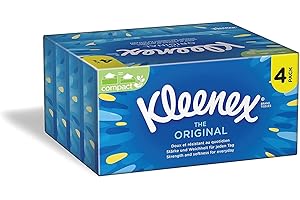 Kleenex Original Tissues Box x 4