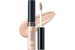 THE SAEM THESAEM Cover Perfection Tip Concealer SPF28 PA++ 6.5g #1.5 Beige Naturel - Correcteur liquide multi-usage, maquillage à couverture complète pour l'acné, les taches sombres, l'hyperpigmentation