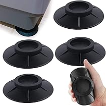 Patins Antivibrations Ajustables Pour Machine à Laver - Lot De 4, Hauteur Réglable 10-12 Cm, Antidérapants