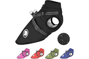 LUCASNG Dog Jacket with Harness, Waterproof Winter Dog Coat for Small Medium Large Dogs, Warm Dog Coat For Chihuahua Teddy Labrador French Bulldog