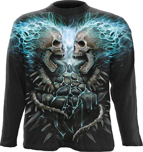 Preisvergleich Produktbild Spiral Flaming Spine Langarm Shirt Gr. XL, schwarz