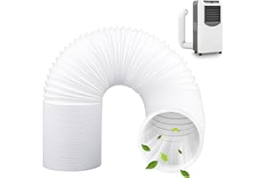 GIUGIO Tubo Aire Acondicionado Portatil, Manguera de Escape para Aire Acondicionado, 13CM Diámetro, Manguera de Escape para Aire Acondicionado Tubo de Salida de Aire Universal para Secadora Campana de Escape