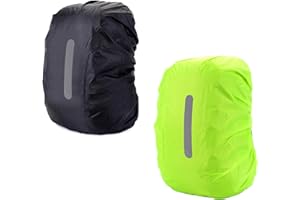 Pizsieat Lot de 2 Protection Sac à Dos Pluie,Housse Sac a Dos Impermeable 30-40L