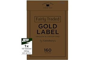 THE GREAT CANADIAN TEA Sainsburys Gold Label Tea Fairly Traded 160 Btl. 500g - feinster Premium Schwarztee