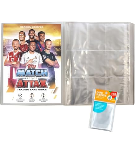 25/26 Checklist Topps Match Attax Bundesliga 2024/2025 Collection Binder -  NEW & Empty 576-Capacity Album Football 2024