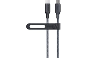 Anker Kabel do ładowania USB-C na USB-C 543 (140 W, 90 cm), USB 2.0 Bio-nylonowy kabel do ładowania do MacBook Pro 2020, iPad Pro 2020, iPad Air 4, Samsung Galaxy S22 i innych (czarny Phantom)