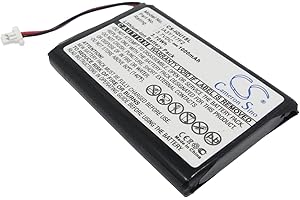 CAMERONSINO 1000mAh Battery for Garmin Quest