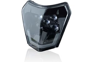 LOTFI Faro LED de cristal for motocicleta, compatible con KTM EXC SX SXFXC XCF XCW XCFW 2020 2021 2022 Enduro MX (Size : 6X LED)