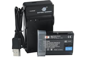 DSTE EN-EL15 Li-Ion Batería Traje y Cargador Micro USB para Nikon D500 D600 D610 D750 D800 D800E D810A D850 D7000 D7100 D7200