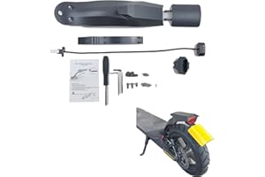 Fututech - Kit fanale Posteriore + parafango Posteriore per Xiaomi M365 PRO Pro2 1S Fender Scooter Elettrico Accessorio di Ricambio per Monopattino