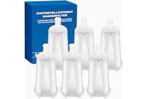 Mutital 6x Filtro de agua Sage, repuesto para cafetera automática Sage, compatible con Sage Barista Express Pro, filtro de agua para SES810/SES880/SES920/SES980/SES990/SES875/SES008/BES008