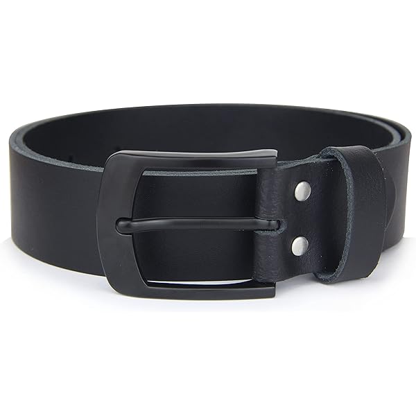 RAK SPORTSWEAR Ceinture Cuir Homme Véritable 100% – Boucle 40 Mm Classique – Jeans, Décontracté, Costume – Tailles 28 à 50