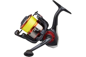 Savage Gear SG2 FD Spinnrolle mit geflochtener Schnur Angelrolle Set