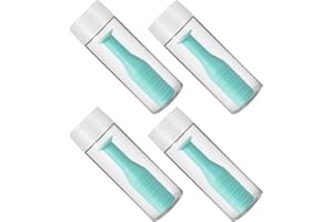 tiyiyok 4 Pièces Ventouse Lentille Souple, Pinces a Lentilles de Contact, Pince à épiler en Silicone avec Flacons sans Ventilation, pour Lentilles de Contact Souples et Dures (Vert)