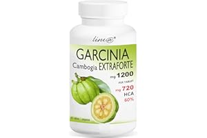 LINE@DIET GARCINIA CAMBOGIA EXTRAFORTE 1200mg par comprimé - 60 comprimés - 100% PURE (720mg HCA par comprimé) 100% NATUREL | PRODUIT ITALIEN
