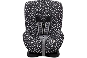 JYOKO Kids Funda para Silla de Coche de Algodón Extra Suave Sin Cabezal (Winter Sky)