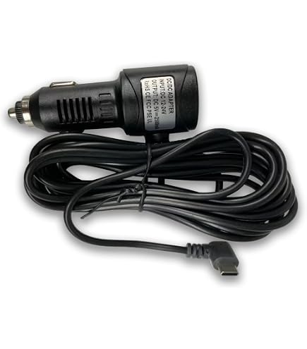 Adattatore Auto USB Con Cavo Tipo C Angolato Da 3,4 Metri Per Dashcam E Smartphone, 12V/24V, 5V/1A, Nero - 4