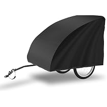 Faltgarage Für Fahrradanhänger, Kinderanhänger Abdeckung Fahrradanhänger, Universelle Hundeanhänger Lastenanhänger Abdeckung, Wasserdicht Plane Abdeckhaube Fahrradabdeckung 420d (140 * 88 * 92cm) Baby