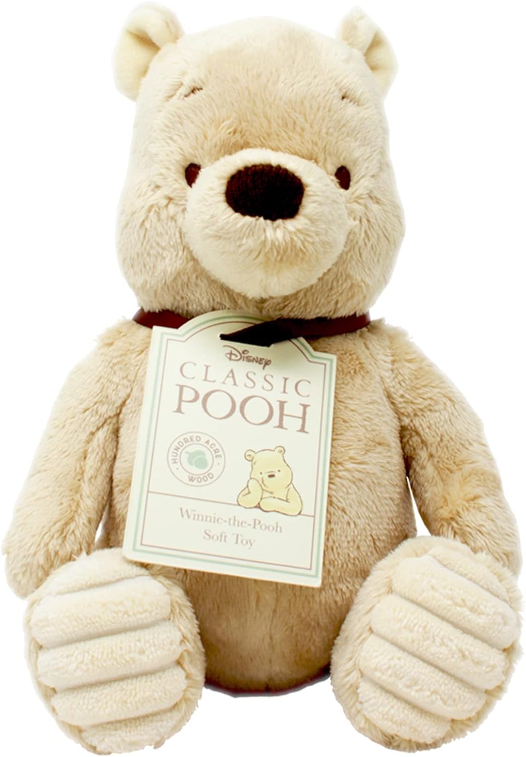 Disney DN1460 Pooh & Friends Classic Winnie The Pooh Soft Toy, Beige