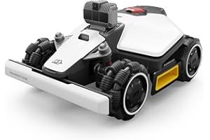MAMMOTION LUBA mini AWD LiDAR – Robot Tagliaerba Senza Filo Perimetrale con LiDAR 3D+Visione, Senza Antenna RTK, Mappatura Automatica, Superficie Consigliata 1500 m², Modulo 4G, Pendenze Fino all'80 %