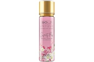 So…? Unique Womens Vegan Sweet Pea Body Mist Fragrance Spray 150ml