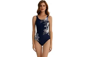 BAJOORULY Bañador de Mujer Deportiva Traje de baño Sexy Entrenamiento de bañador Deportivo Control Abdominal Adelgazamiento bañador