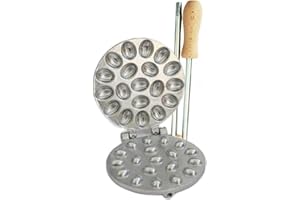 CBE elettrodomestici Molde redondo CBE2080200 para cocinar en llama libre de galletas en forma de nuez
