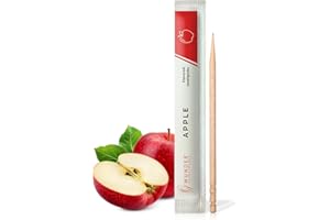 PERFEKTO24 Wunder Palillos Dentales con Sabor – 100 Palillos Envueltos Individualmente - 8 Sabores Únicos para Refrescar el Aliento y Uso Diario