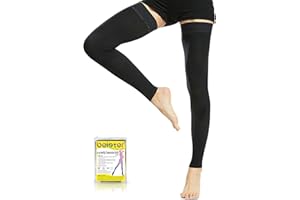 ‎BEISTER Medizinische Kompressionsstrümpfe Damen & Herren Oberschenkel Stützstrümpfe High Footless Compression Stocks Firm 20-30 mmHg Abgestufte Unterstützung für Krampfadern,Ödeme,Flug(Beister)