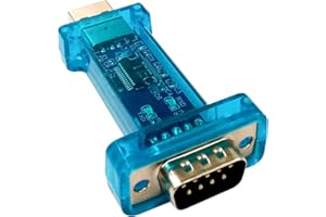 DSD TECH SH-S10B Adaptador USB a Serie RS232 DB9 con Pl2303GT para Windows 10 8 7 Liunx Mac OS (Azul)