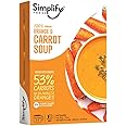 Simplify Orange & Carrot Soup - Pack of 1 (Serves 3 to 4) I Dry Soup Mix - Makes 500ml | Home Style Ready To Eat - Instant Soup Packet | 0% Additives and Preservatives
