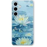 Multitronic Samsung Galaxy A16 Uyumlu Zambak Tasarım Baskılı Şeffaf Kılıf
